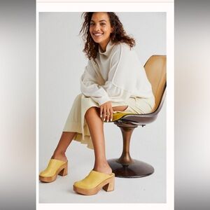 free people suki platform clogs marigold
